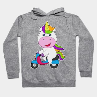 Unicorn Scooter Hoodie